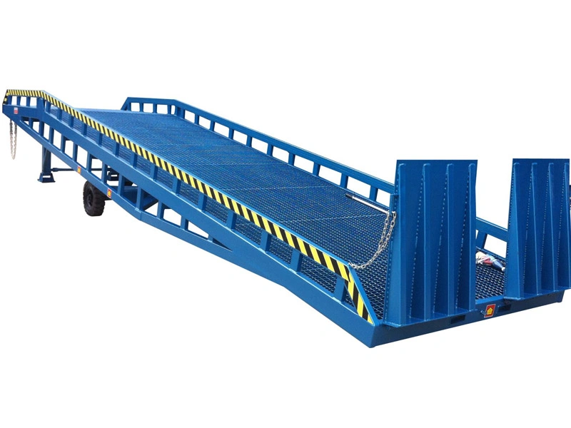 Tuhe Loading & Unloading Adjustable Stationary Loading Mechanical Dock Leveler Yard Ramp