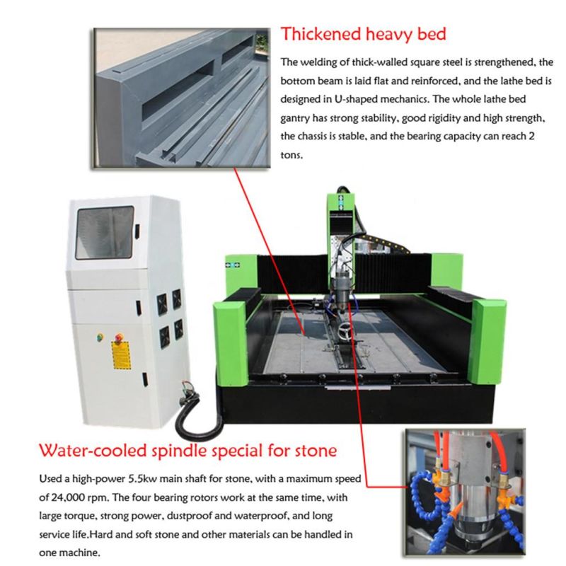 Marble CNC Engraving Machine/Stone Cutting Machine/China CNC Router for Granite