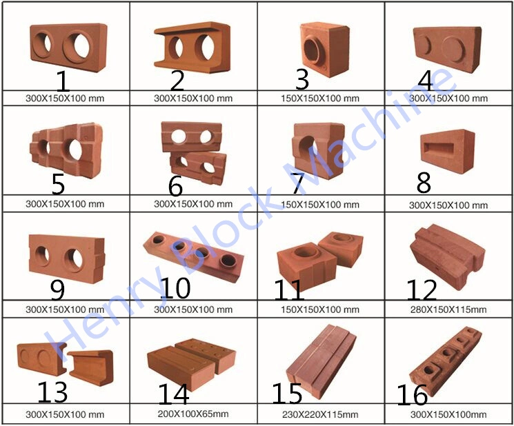 Hr4-10 High Production Automatic Clay Interlocking Brick Machine Soil Interlocking Brick Machine Lego Brick Machine
