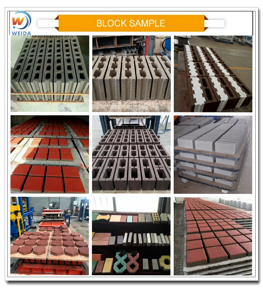 Cement Hollow Block Manufacturer Cement Road Block Qt12-15 Fully Automic Concrete Block Production Line