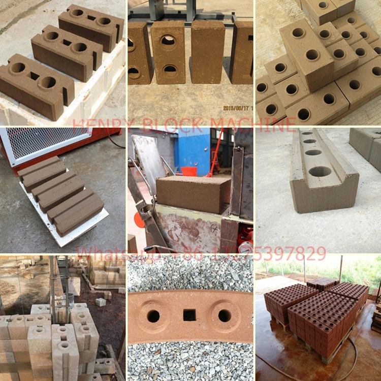 Qmr2-40 Manual Hydraform Compressed Earth Brick Machine Solid Interlocking Block Machine Price in India