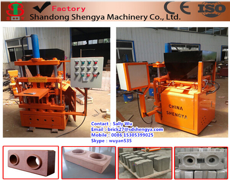 Sy1-10 Hydraulic Automatic Clay Lego Hollow Block Forming Machines