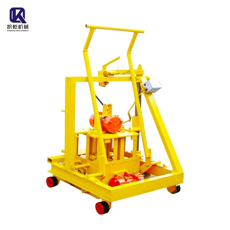 Moving Brick Machine, Small Block Machine, Concrete Brick Machine (QTM2-45)