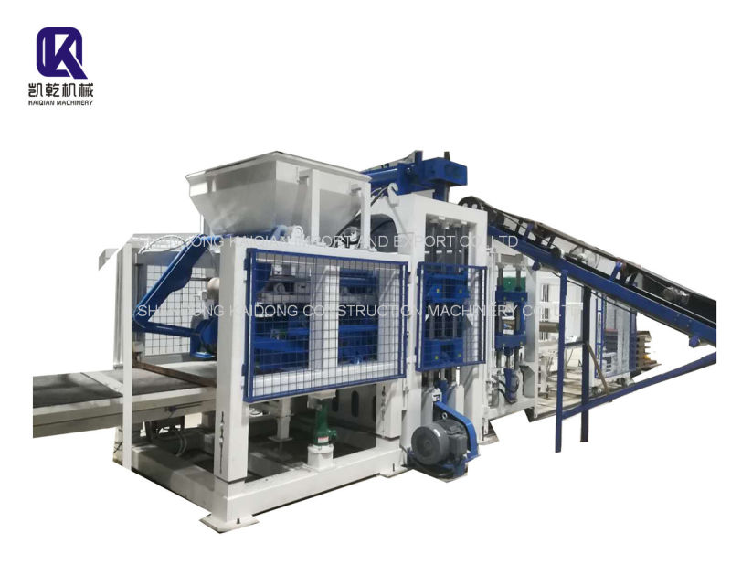 Germany Automatic Concrete Block Brick Making Machine for Construction Material