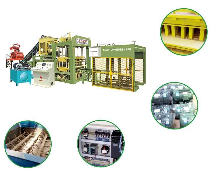 Concrete Fly Ash Brick Machine Qt6-15 Concrete Paver Brick Machine Production Line