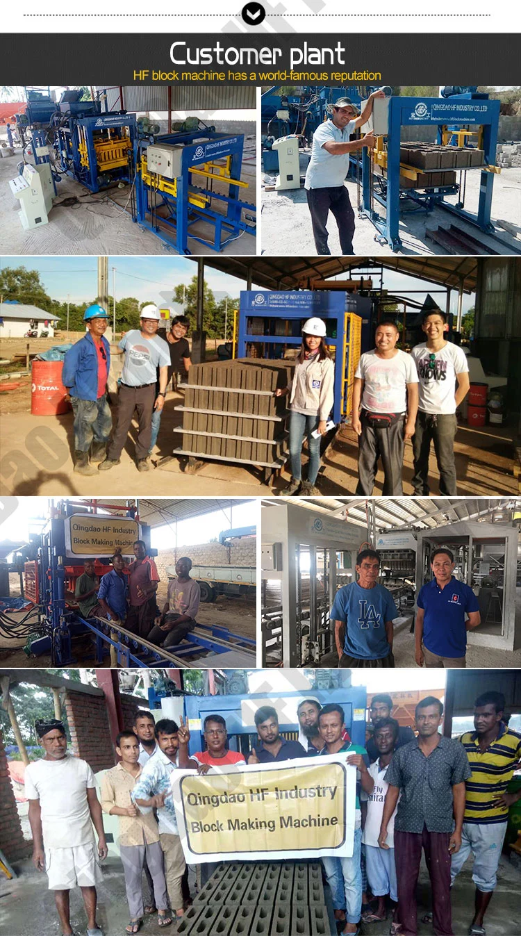 Qt4-26 Dominicana Concrete Block Making Machine Block Machine Maker Small Investment Concrete