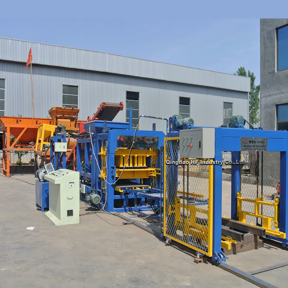 Qt6-15 Paving Block Molding Machine in Zambia Price Qt6 15 Fully Automatic Block Machine