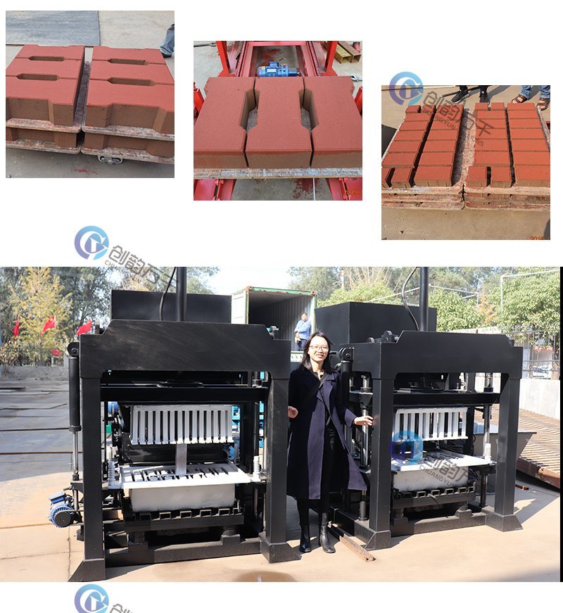 Qt4-18 Hydraulic Press Hollow Paver Brick Block Making Machine