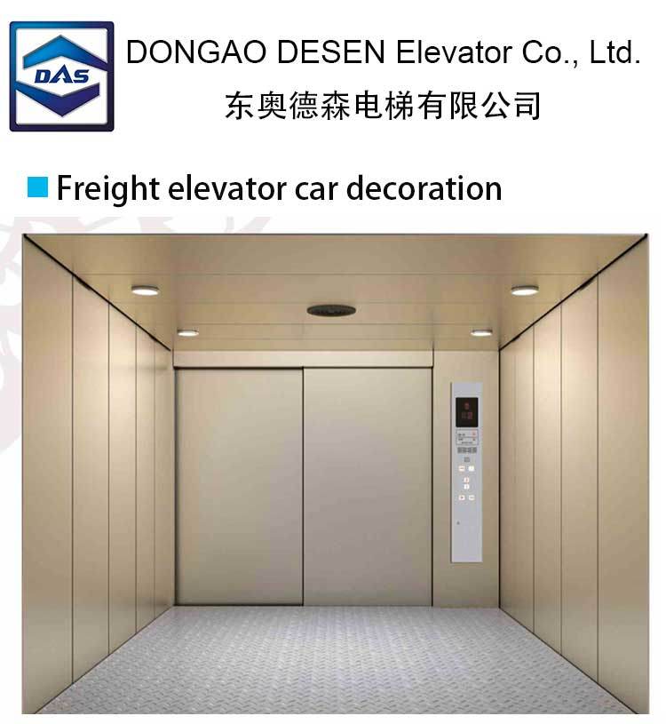Large Space & Load Automobile Freight Car Elevator