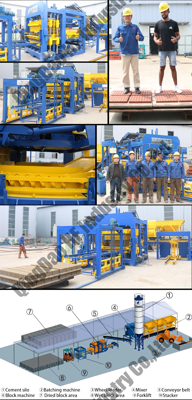 Qt15-15 Automatic Cement Block Moulding Machine Block Machine Offers