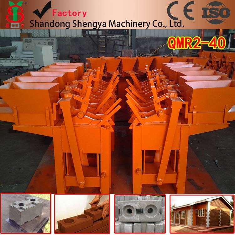Qmr2-40 Soil Cement Brick Mould Machine China