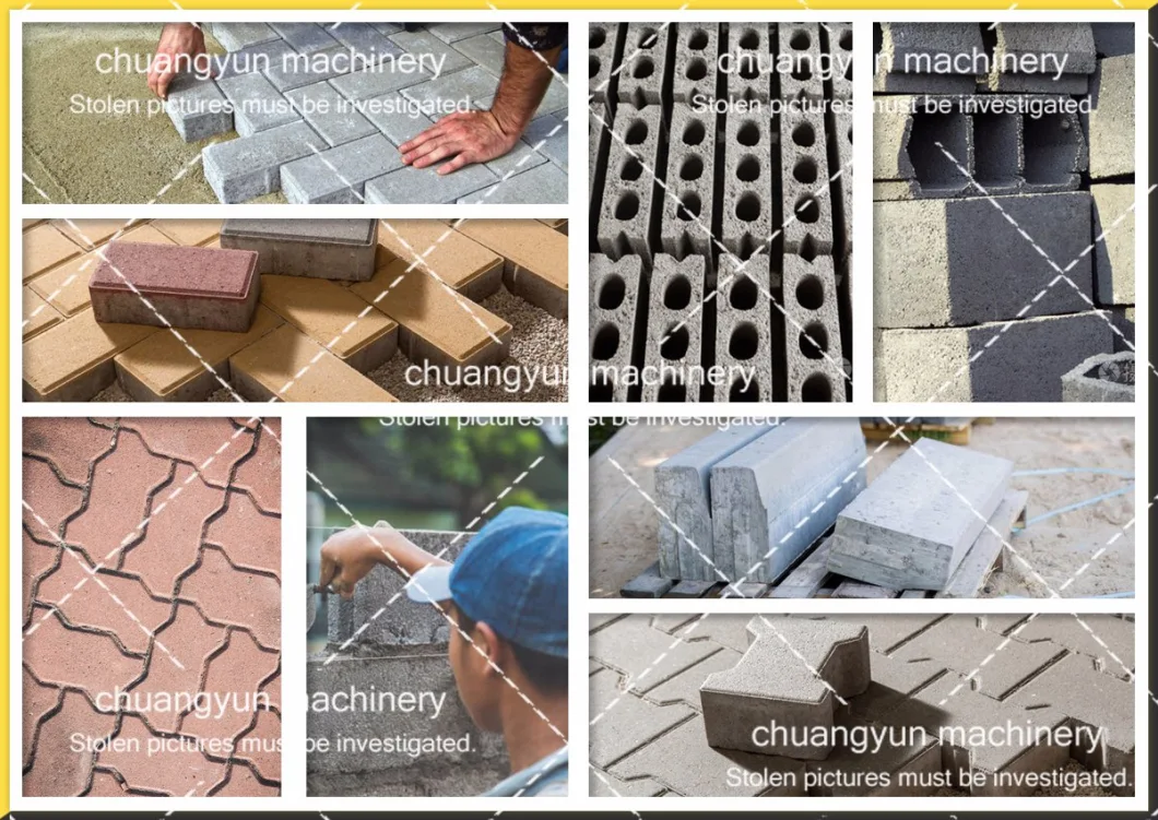 Qt 10-15 Concrete Hollow Sand Cement Concrete Brick Block Making Machine Brick