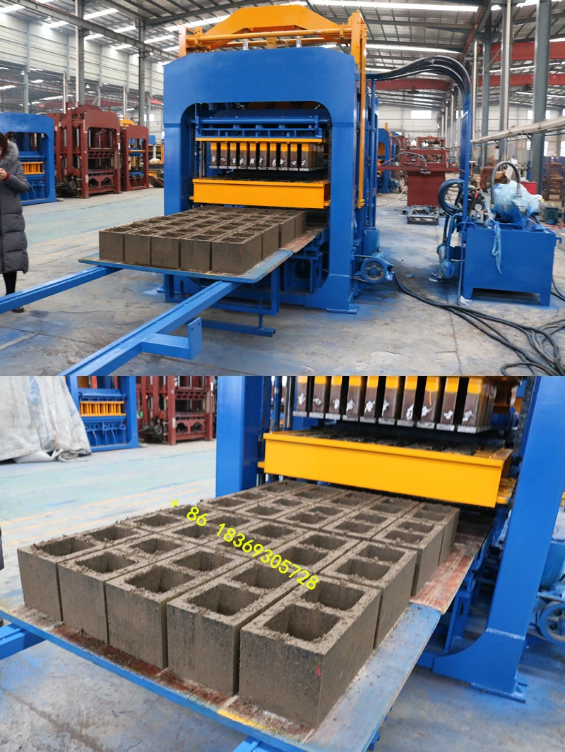 Qt10-15 Full Automatic Hydraulic Concrete Sand Block Making Machine Paving Block Machine
