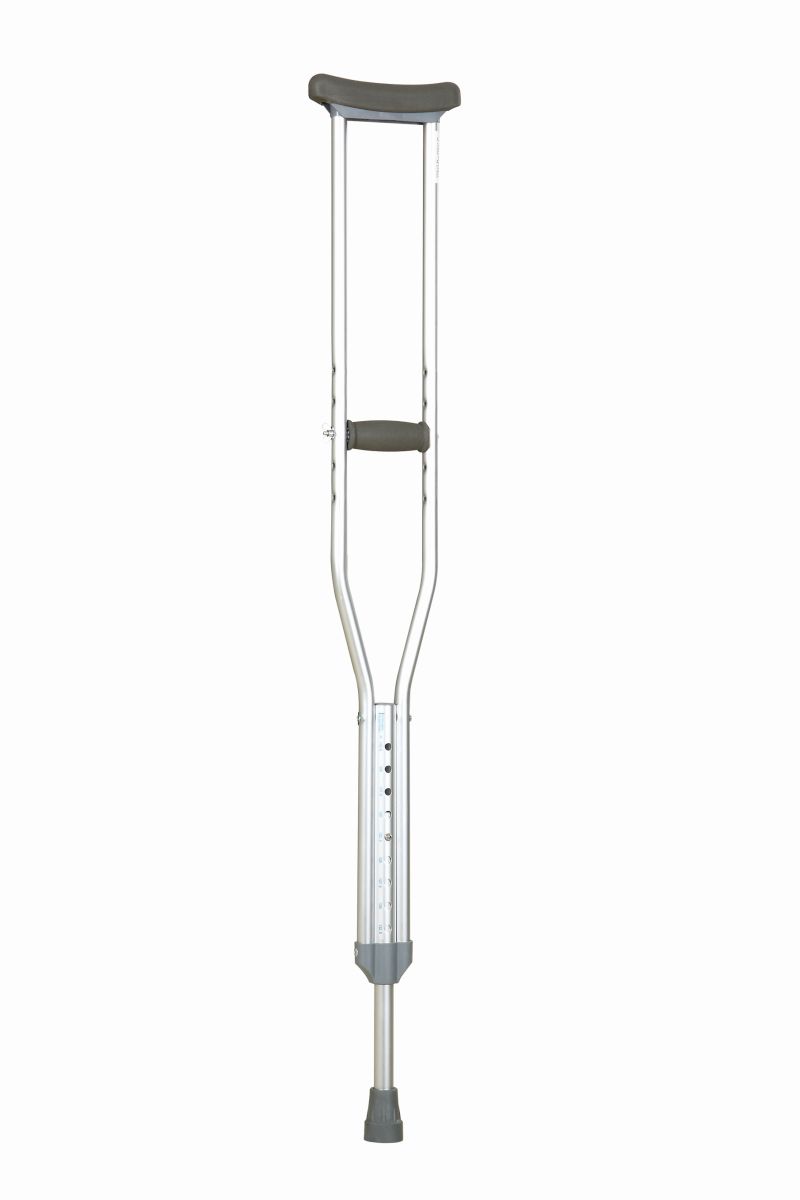 Aluminum Underarm Crutch and Height Adjustable Walking Sticks.