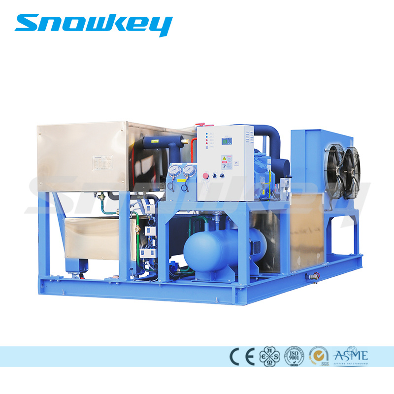 Snowkey 1t Ice Block Making Machine for Small Plant