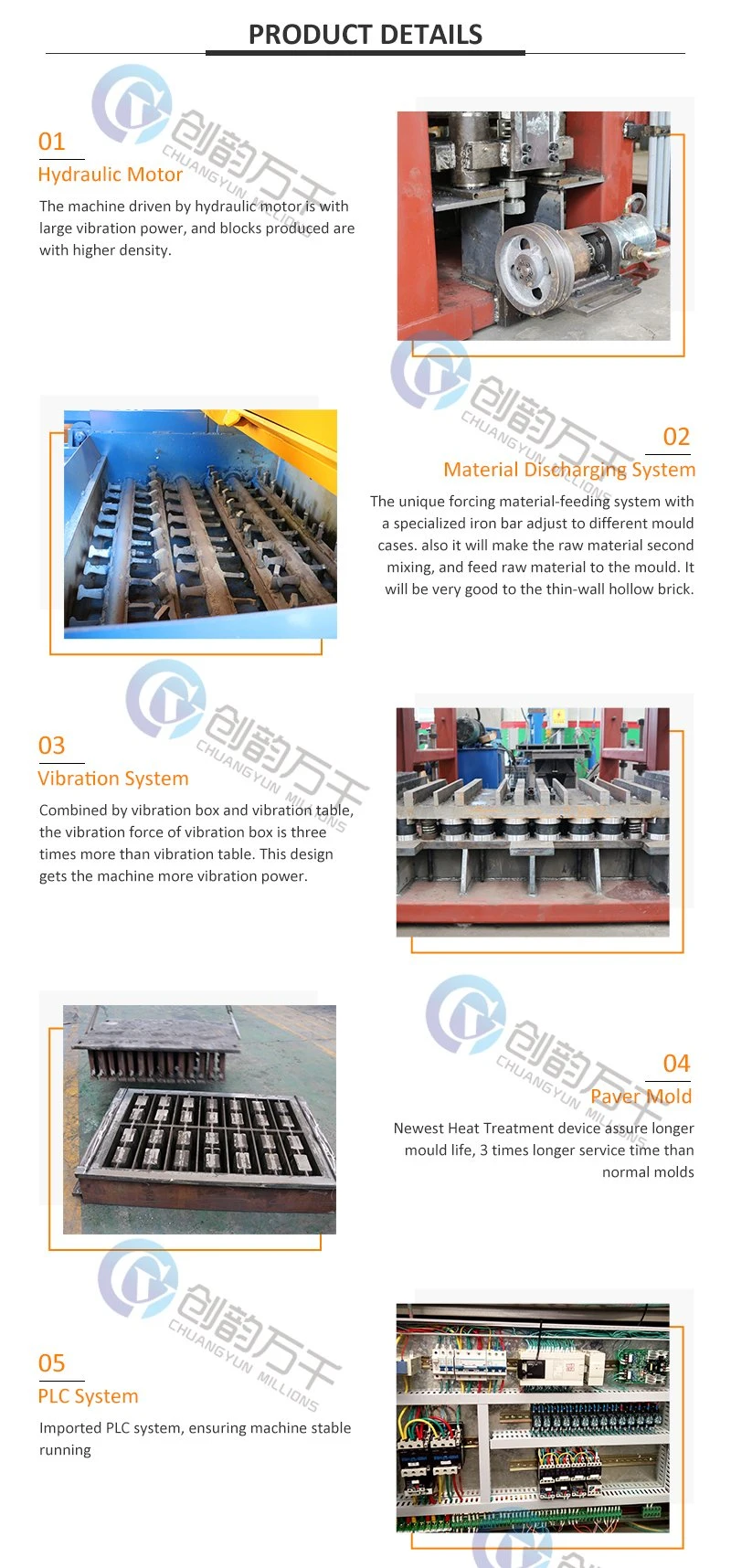 Full Automatic Hydraulic Cement Brick Making Block Equipment (QT10-15)