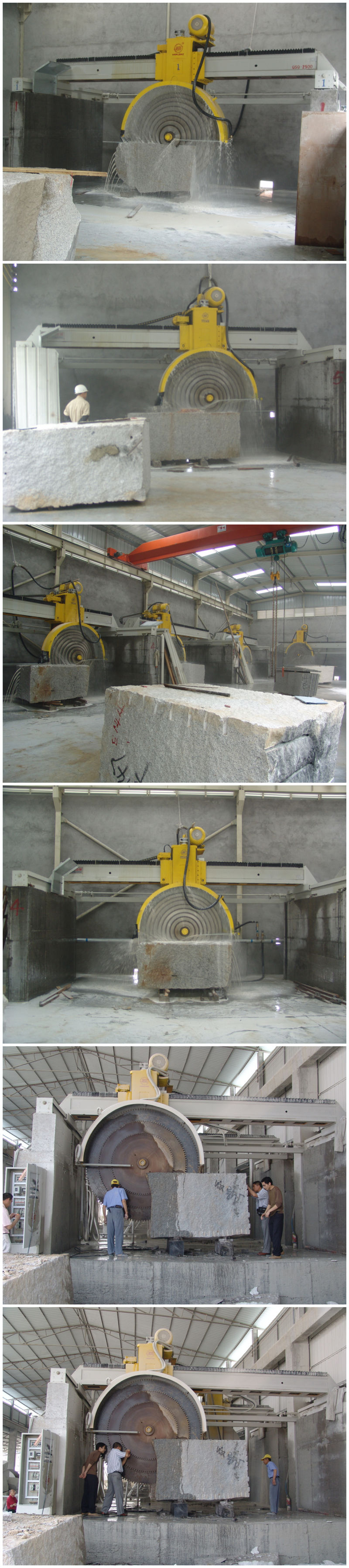 China Bridge Multi-Blade Granite Marble Cutter Block Cutting Machine for Granite Marble Stone Cutter Machinery