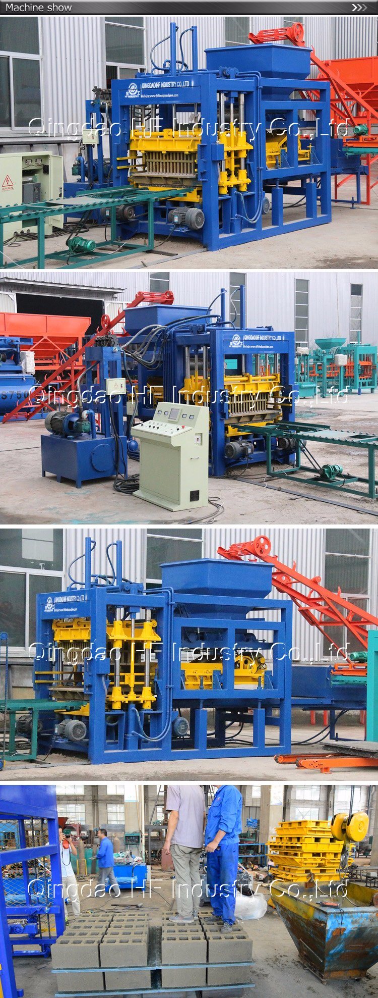 Qt8-15 Hydraulic Block Machine for Cement Hollow Block Price Philippines