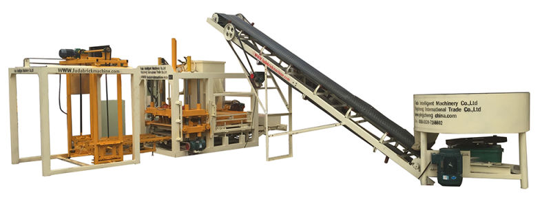 Qt4-18 Automatic Hydraulic Concrete Block Making and Moulding Machine in Ghana