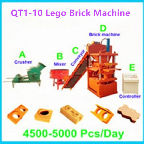 High Quality Automatic and Hydraulic Lego Brick Machine, Clay Brick Machine
