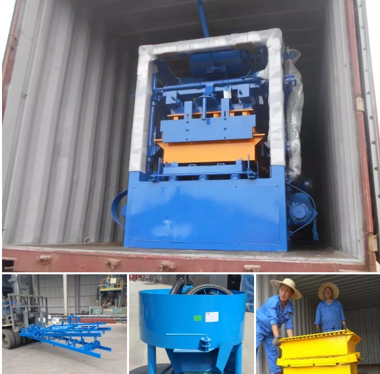 Small Fly Ash Brick Machine Qt4-24 Manual Brick Machine Second Hand Paver Block Machine