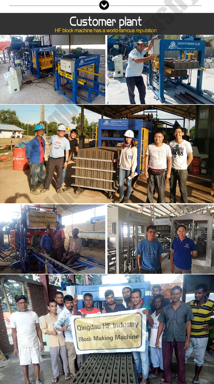 Qt15-15 Hydraulic Block Machine Concrete Hollow Brick Machine China Factory