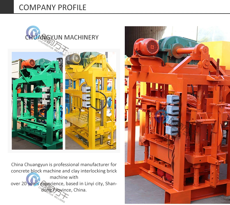 Small Block Machine Qt 4-40 Manual Brick Making Machine Block Machinery