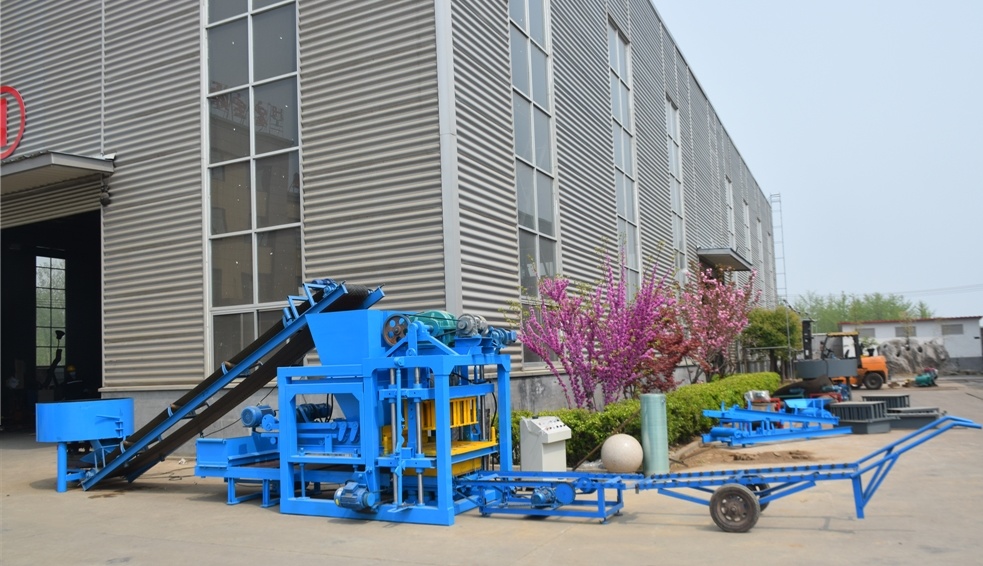 Qtj4-25D Cement Brick Making Machine Concrete Hollow Paver Block Making Machine