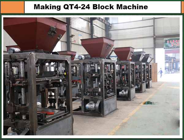 Qt4-24 Concrete Interlock Block Machine