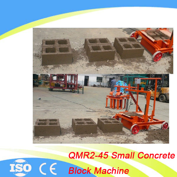 Manufacturer Sale Qmr2-45 Moavble Concrete Block Machine for Small Industry