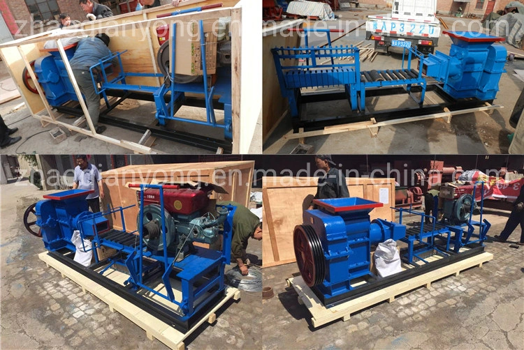 Small Auto Manual Clay Moulding Brick Press Machine, Soil Brick Making Machine