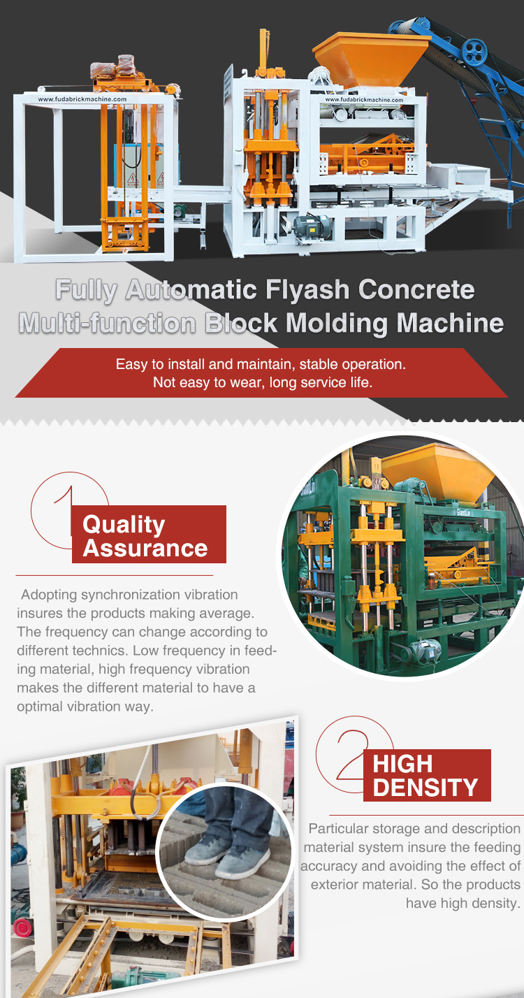 Hydraulic Press Brick Machine, Cheap Concrete Hollow Block Making Machine Price Qt4-18