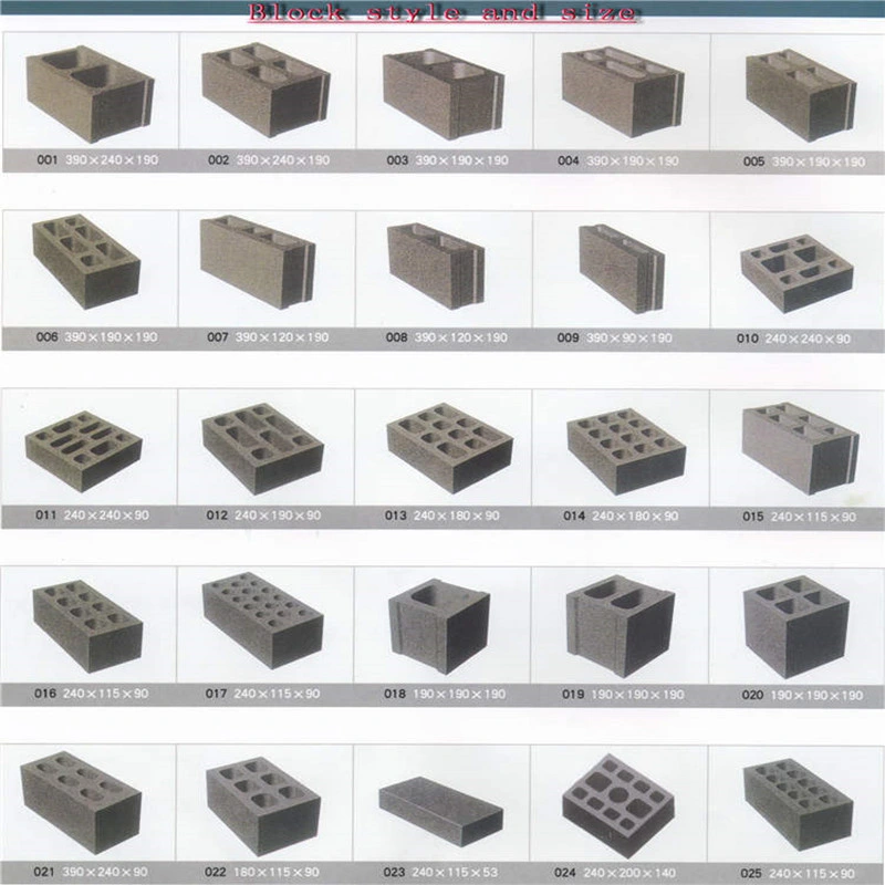 Qtj4-40 Small Manufacturing Semiautomatic Hollow/Solid Block Machine and Pavers Brick Making Machine in Factory Price
