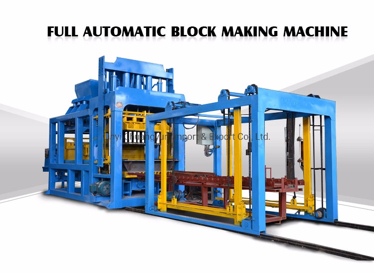 Qt8-15 Full Automatic Concrete Block Production Line Cement Hollow Block Brick Making Machine