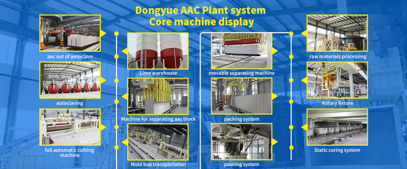 Dongyue 2015 AAC Bricks in Brick Making Machines