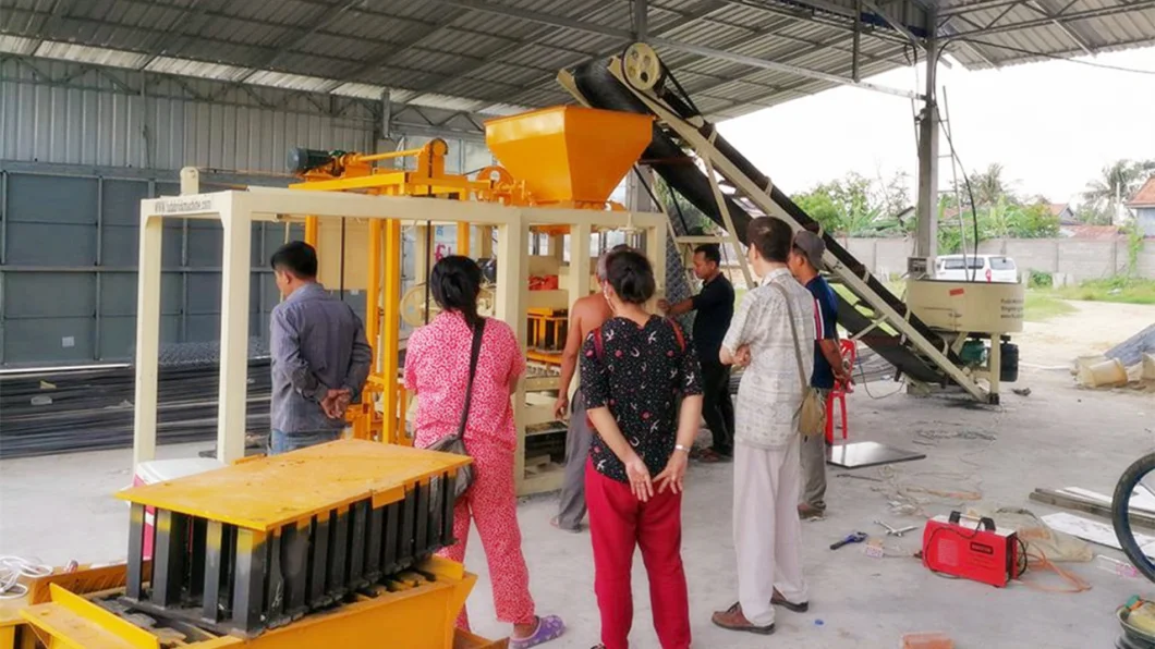 Linyi Block Machine Manufacturer Semi Automatic Concrete Hollow Brick Machine