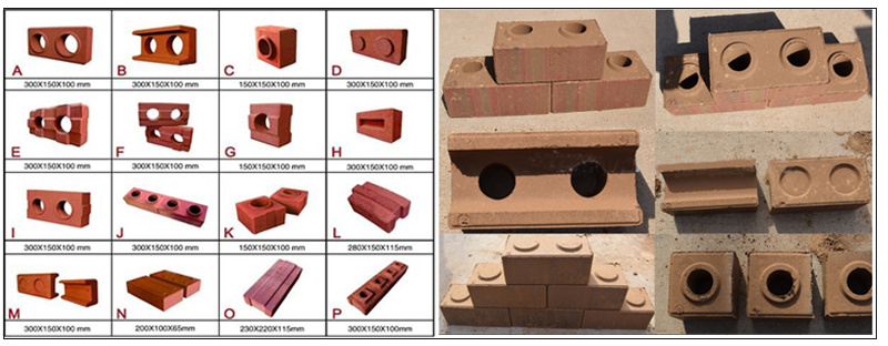 Small Manual Clay Interlocking Brick Making Machine Factory Price
