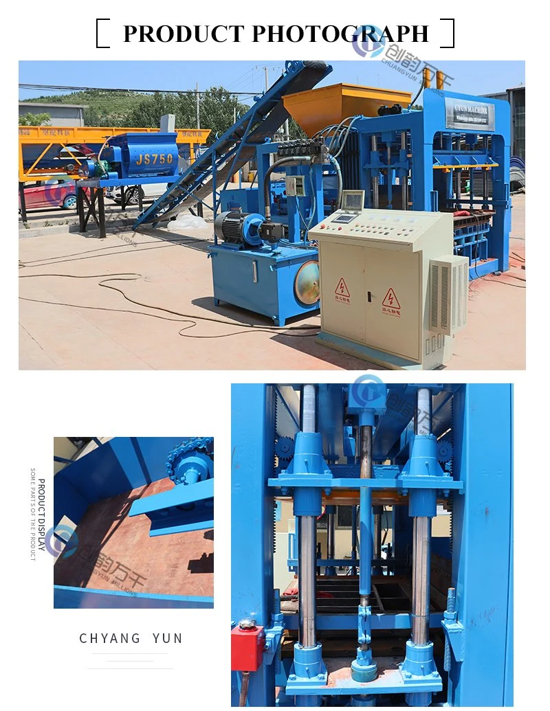 Qt12-15 Automatic Concrete Paving Block Machine Hollow Block Machine for Sale