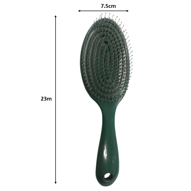 Mosquito-Repellent Incense-Shaped Large Curved Vent Hollow Hollow Massage Comb