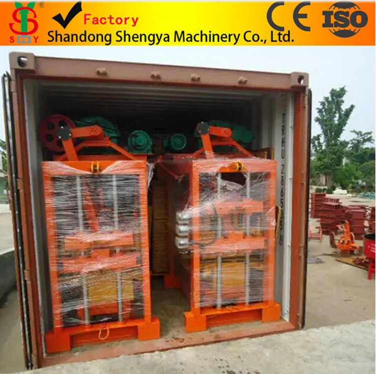 Qtj4-40 Manual Cement Interlocking Block Machines Prices in China