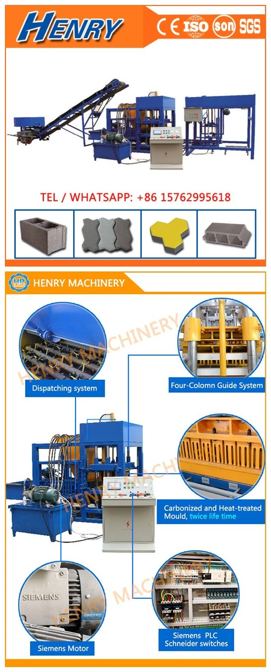 Qt4-20 Concrete Block Moulding Machines Cement Block Machinery