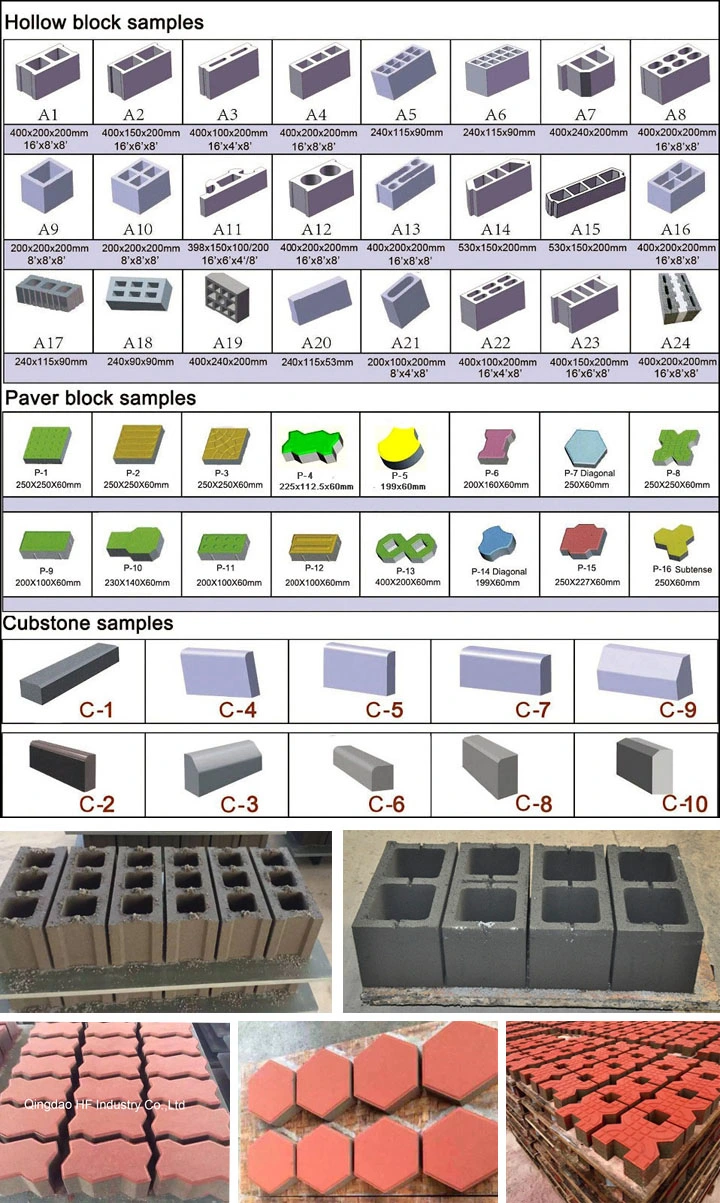 Qt5-15 Automatic Brick Machine Concrete Block Machina Clay Brick Making Machine Brick Machinery