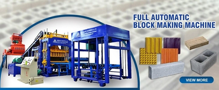 Qt5-15 Automatic Brick Machine Concrete Block Machina Clay Brick Making Machine Brick Machinery