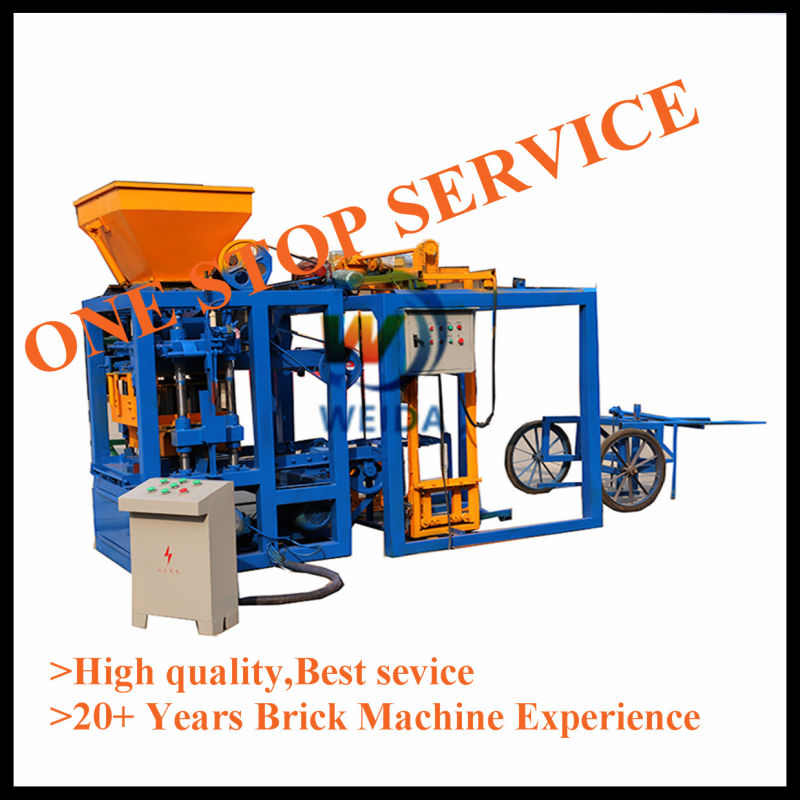 China Hot Sale Qt4-24b Small Fly Ash Brick Block Making Machine