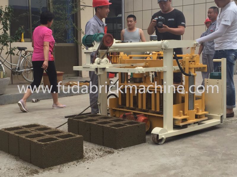 Qt40-3A Small Hydraulic Cement Hollow Block Making Machine