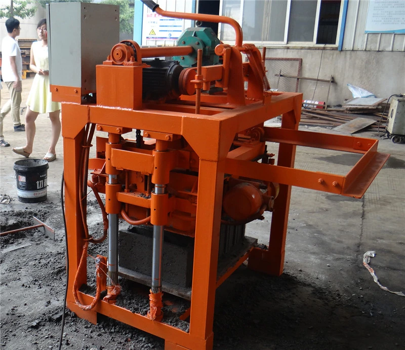 Qt40-2 Small Concrete Block Making Machine Cement Hollow Block Machine Solid Brick Machine