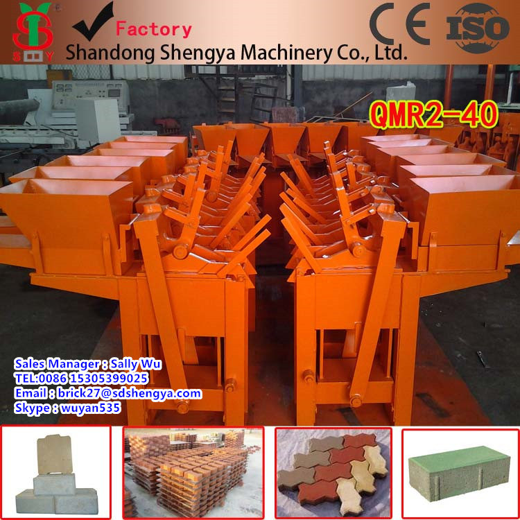 Clay Cement Block Machine Qmr2-40