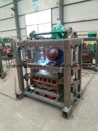 Qt40-2 Factory Price Manual Concrete Block Machine, Cement Block Making Machine for Sales