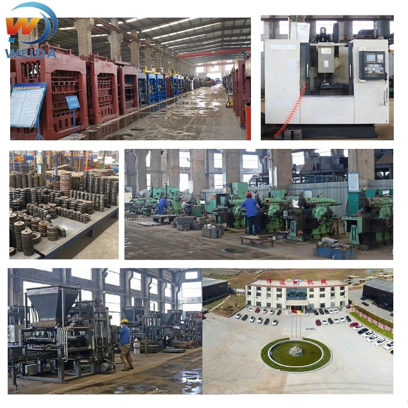 Ex Factory Price Qt4-24 Cement Brick Making Machine Concrete Stone Paving Brick Making Machine