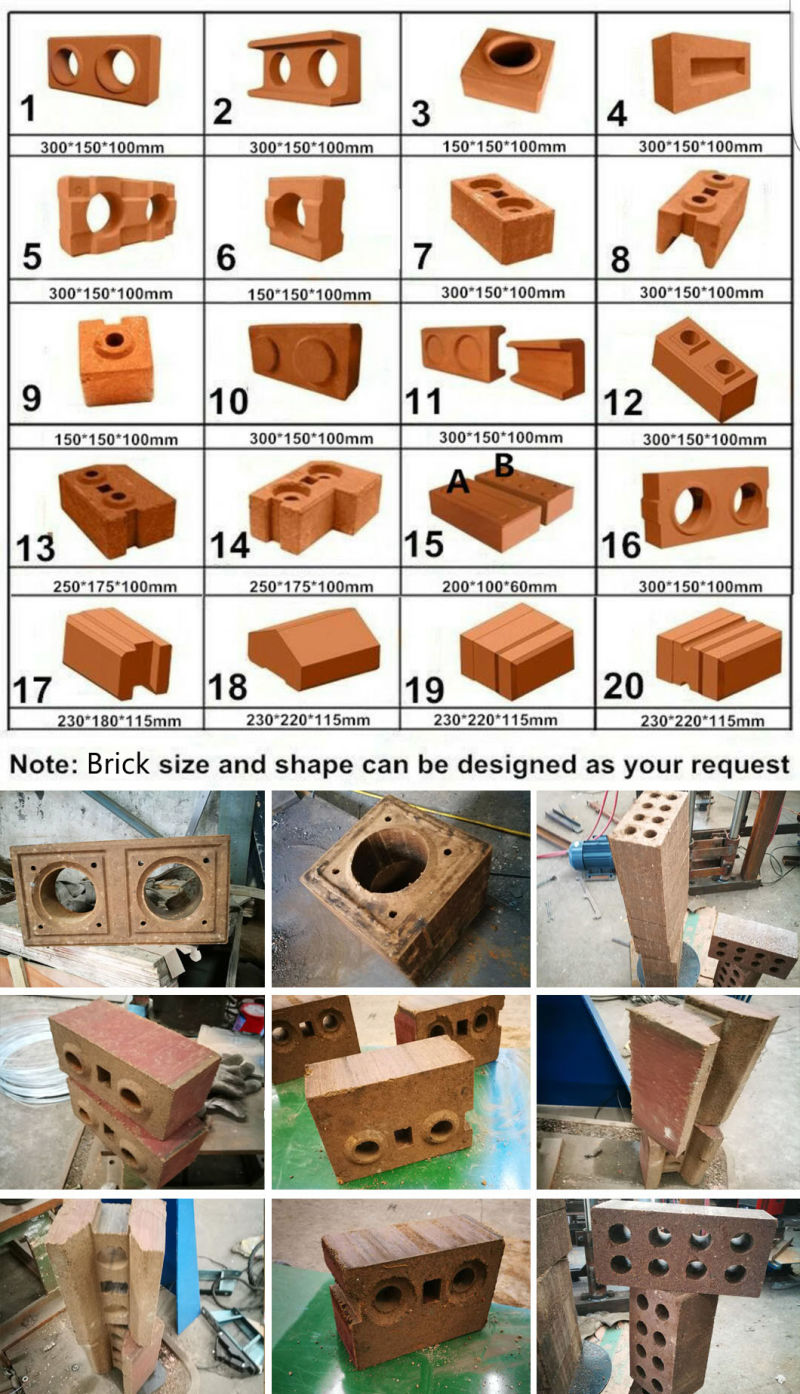 Small Manual Clay Concrete Block Brick Making Machine South Africa